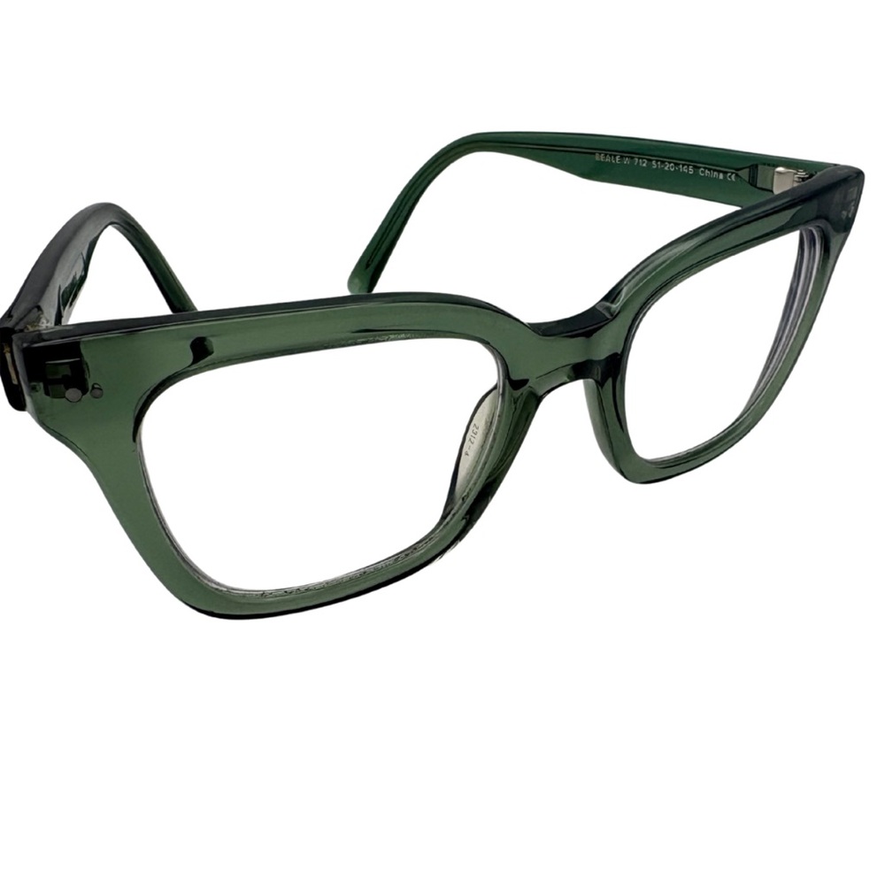 Warby Parker Beale Wide Rosemary Crystal Eyeglasses 51-20-145